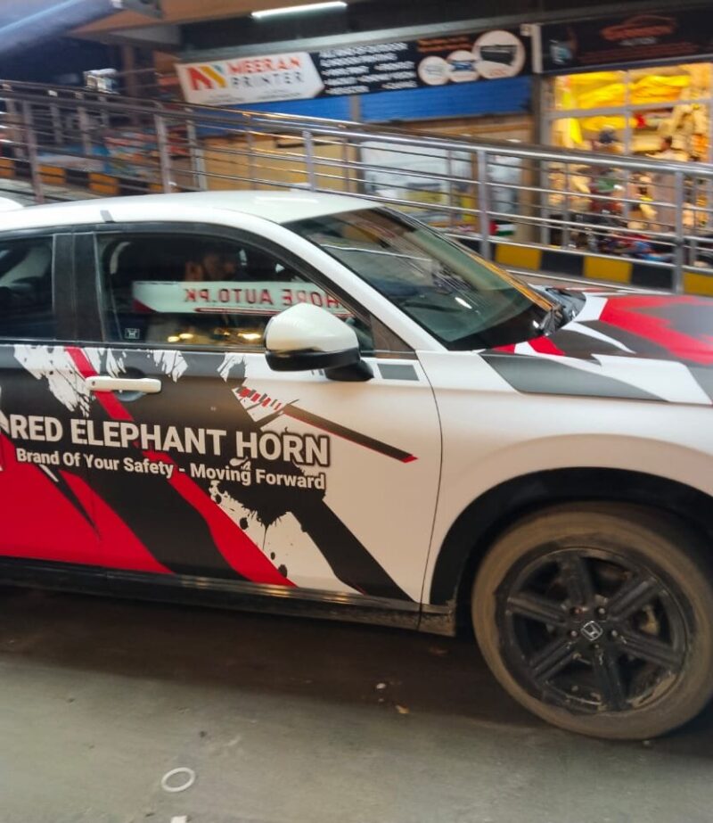 vinyl printing wraps on Honda HRV